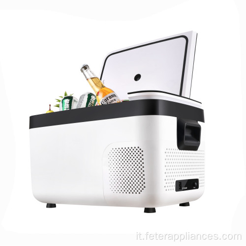 Mini freezer portatile AC DC a doppio uso per auto con compressore AC DC a doppio uso per casa e auto 12V/24V 556*345*314mm -18~10 ABS/PP